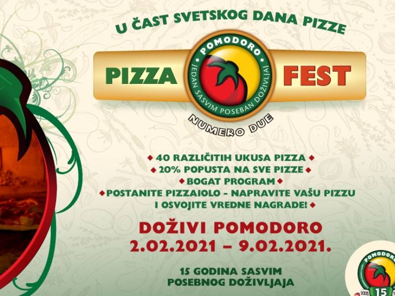 nedelja pice u picerijama pomodoro i pomodoro nuovo