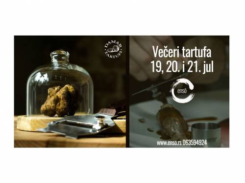večeri tartufa u restoranu enso