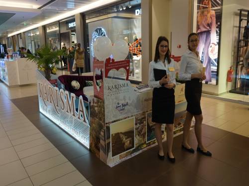 karizma hoteli predstavili se u šoping centru ušće
