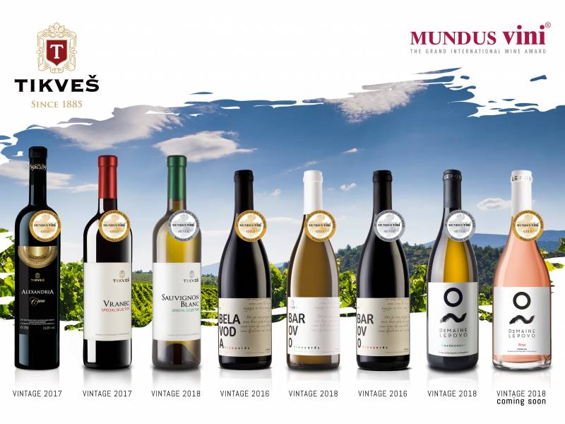 osam medalja za tikveš na takmičenju mundus vini