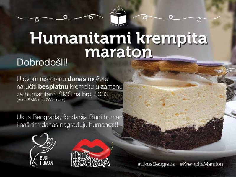 budi human, pojedi krempitu 