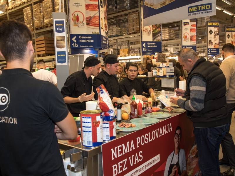 gastro party u metrou u zemunu