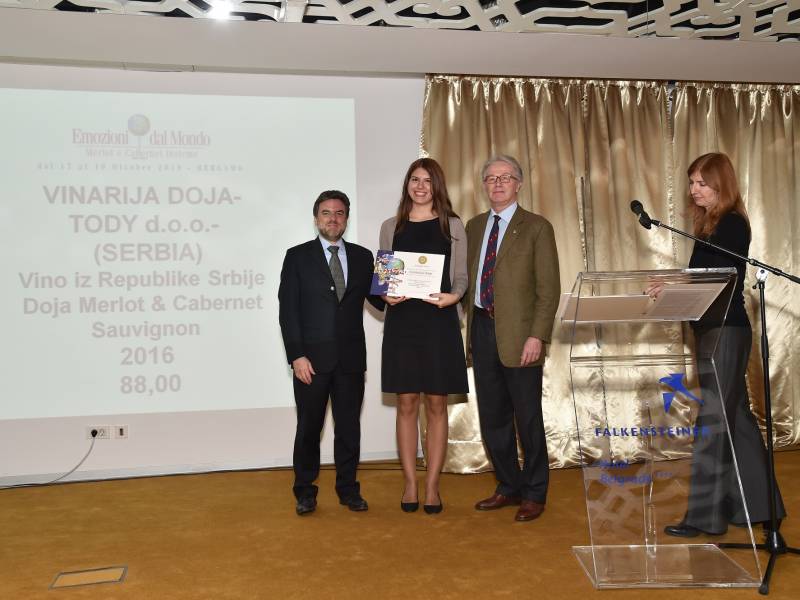 zlatne medalje za merlo i kaberne