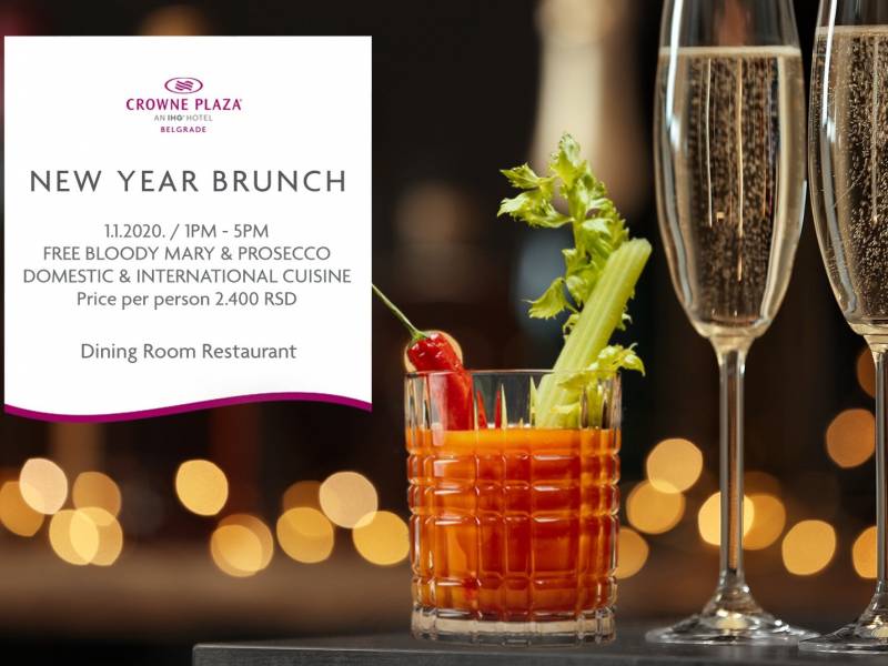 novogodišnji branč u hotelu crowne plaza